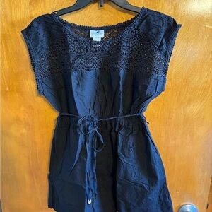 Motherhood Maternity Black Lace Top